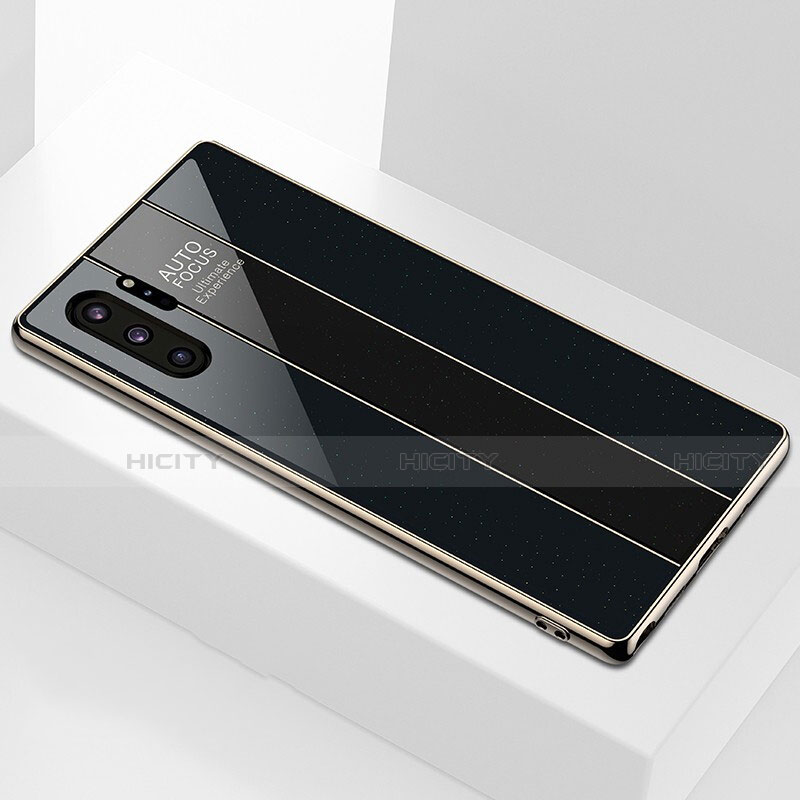 Coque Rebord Contour Silicone et Vitre Miroir Housse Etui M01 pour Samsung Galaxy Note 10 Plus 5G Plus