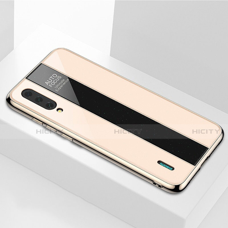 Coque Rebord Contour Silicone et Vitre Miroir Housse Etui M01 pour Xiaomi CC9e Plus