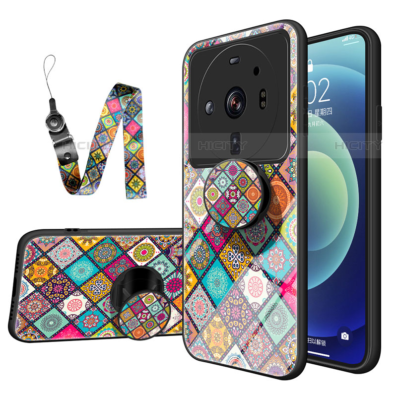 Coque Rebord Contour Silicone et Vitre Miroir Housse Etui M01 pour Xiaomi Mi 12 Ultra 5G Colorful Plus