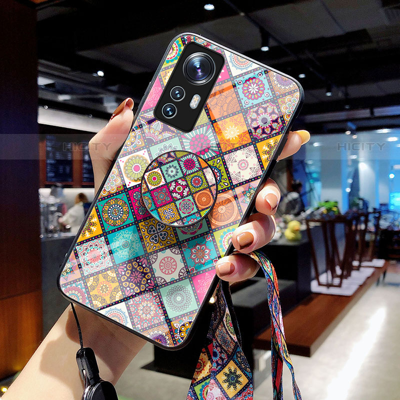 Coque Rebord Contour Silicone et Vitre Miroir Housse Etui M02 pour Xiaomi Mi 12S 5G Plus