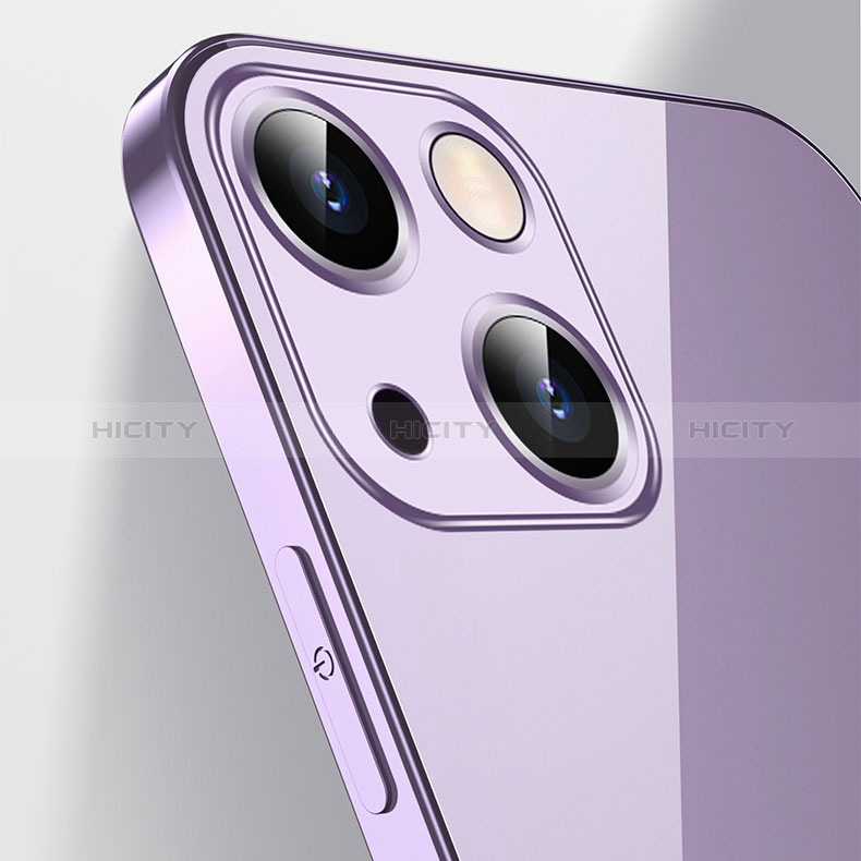 Coque Rebord Contour Silicone et Vitre Miroir Housse Etui M09 pour Apple iPhone 15 Plus Plus