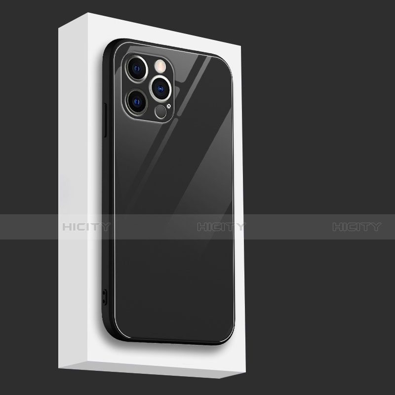 Coque Rebord Contour Silicone et Vitre Miroir Housse Etui M09 pour Apple iPhone 15 Pro Max Plus