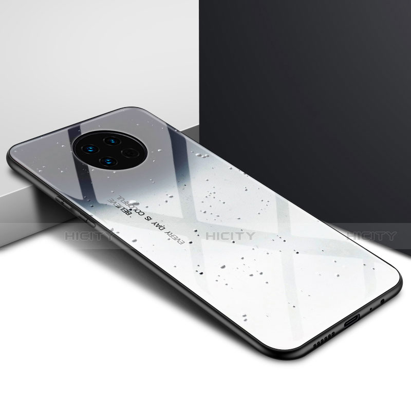 Coque Rebord Contour Silicone et Vitre Miroir Housse Etui pour Huawei Enjoy 20 Plus 5G Plus