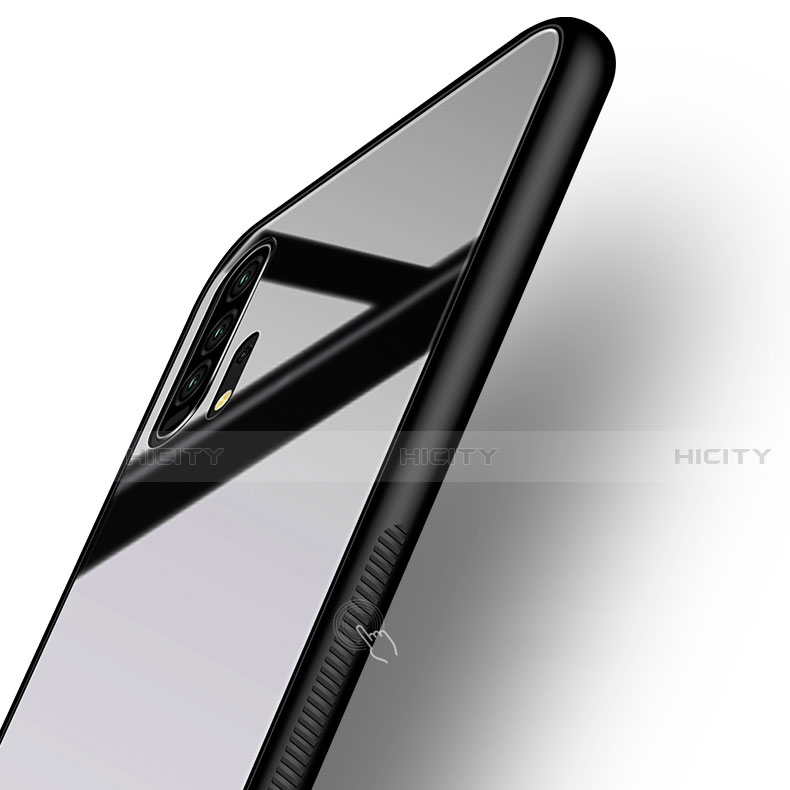 Coque Rebord Contour Silicone et Vitre Miroir Housse Etui pour Huawei Honor 20 Pro Plus