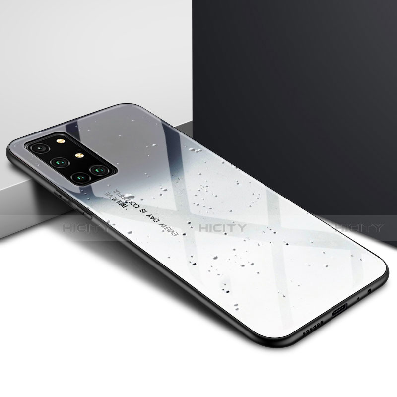 Coque Rebord Contour Silicone et Vitre Miroir Housse Etui pour OnePlus 8T 5G Plus