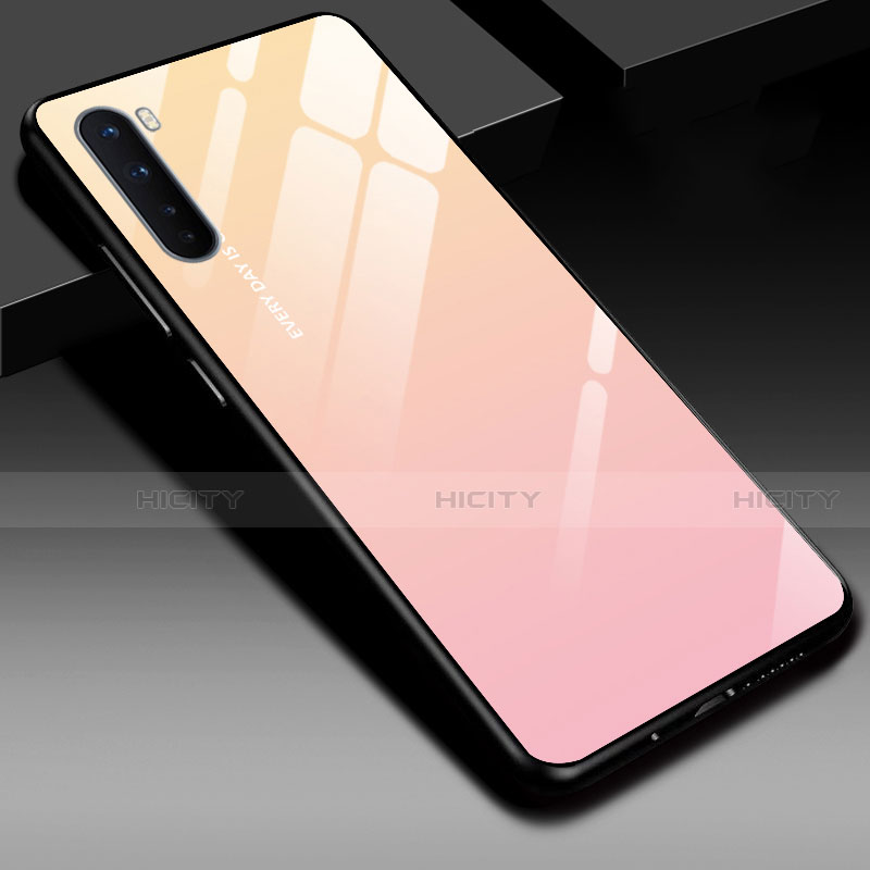 Coque Rebord Contour Silicone et Vitre Miroir Housse Etui pour OnePlus Nord Plus
