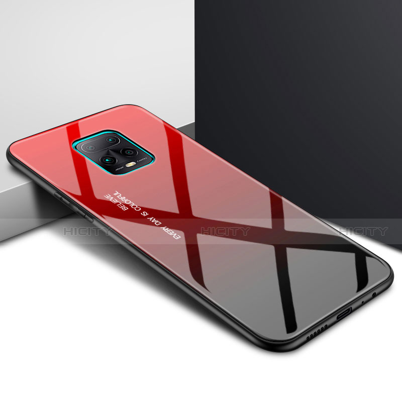 Coque Rebord Contour Silicone et Vitre Miroir Housse Etui pour Xiaomi Redmi 10X 5G Plus