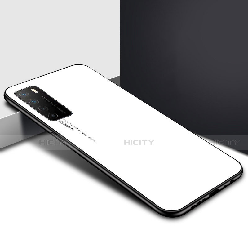 Coque Rebord Contour Silicone et Vitre Miroir Housse Etui T01 pour Huawei Honor Play4 5G Plus