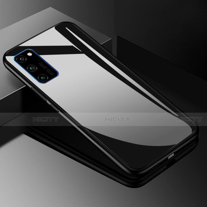 Coque Rebord Contour Silicone et Vitre Miroir Housse Etui T01 pour Huawei Honor View 30 5G Plus
