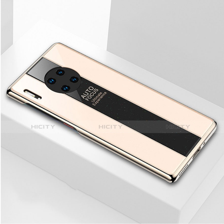 Coque Rebord Contour Silicone et Vitre Miroir Housse Etui T01 pour Huawei Mate 30 5G Plus