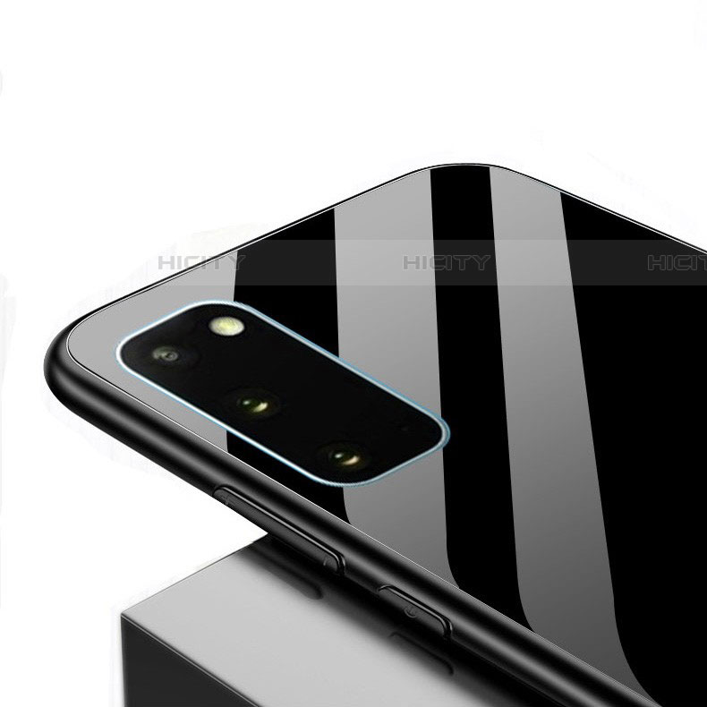 Coque Rebord Contour Silicone et Vitre Miroir Housse Etui T01 pour Samsung Galaxy S20 5G Plus