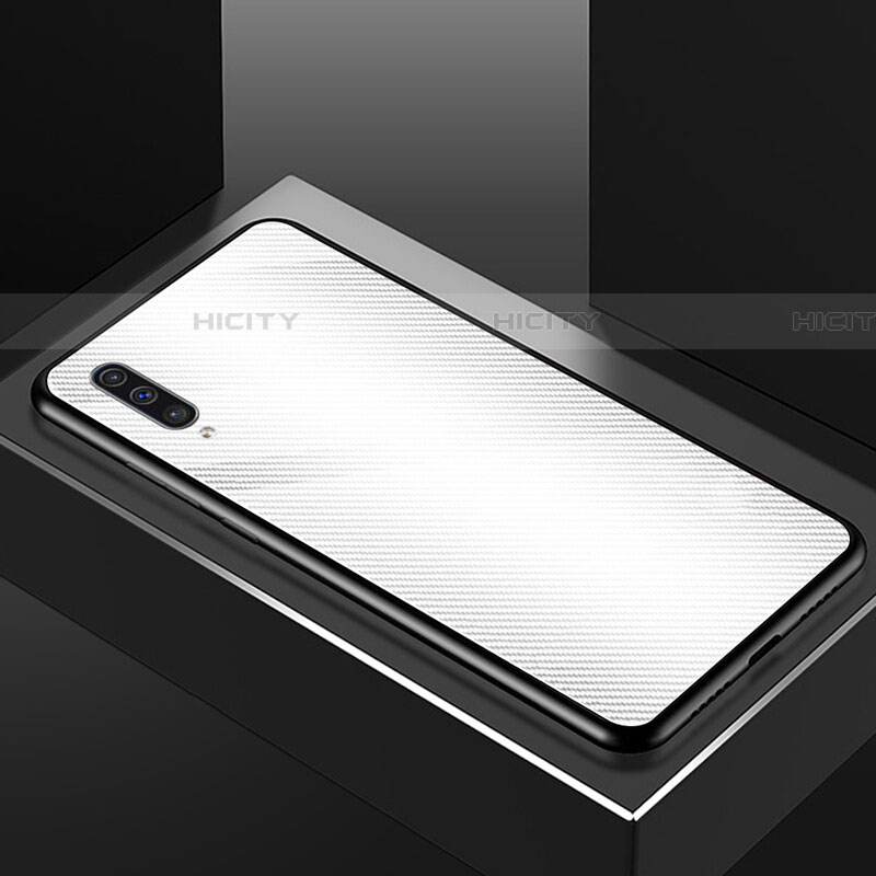 Coque Rebord Contour Silicone et Vitre Miroir Housse Etui T02 pour Samsung Galaxy A70 Plus