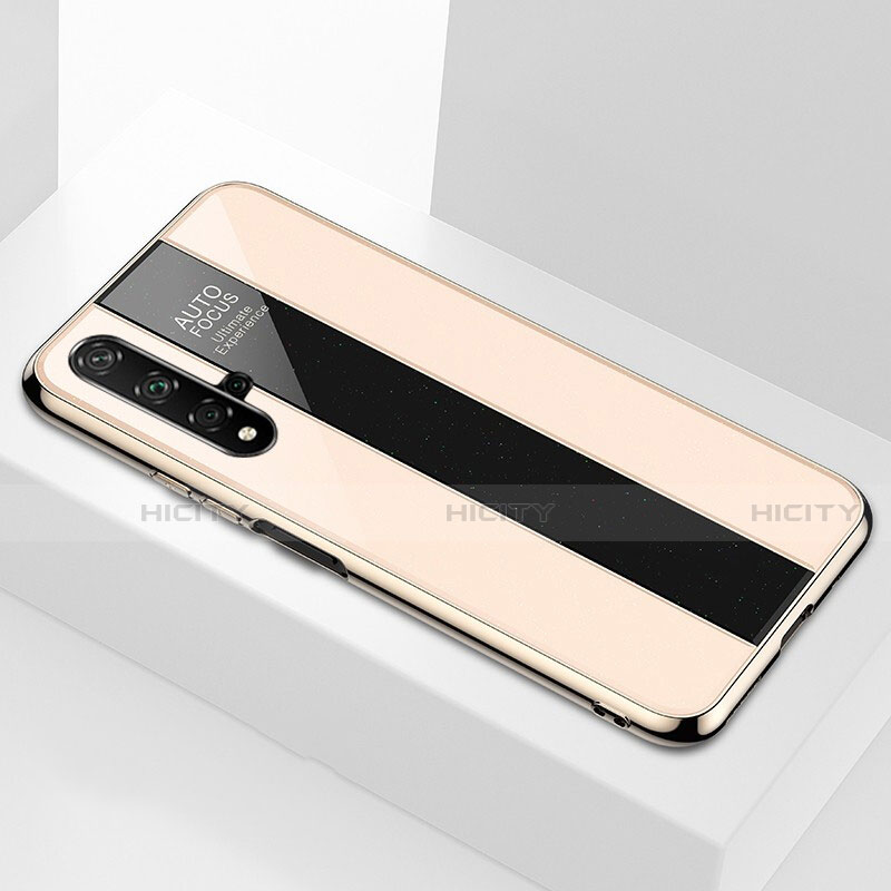 Coque Rebord Contour Silicone et Vitre Miroir Housse Etui T04 pour Huawei Honor 20 Plus