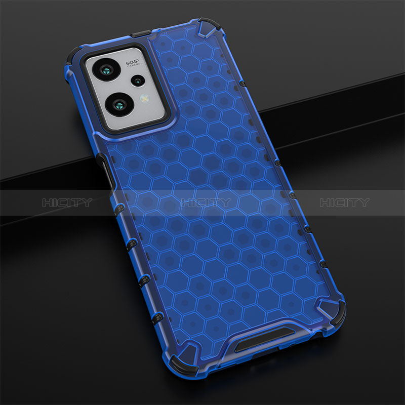 Coque Rebord Contour Silicone et Vitre Transparente Housse Etui 360 Degres AM1 pour Realme 9 5G Bleu Plus