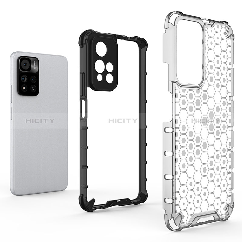 Coque Rebord Contour Silicone et Vitre Transparente Housse Etui 360 Degres AM1 pour Xiaomi Redmi Note 11 Pro+ Plus 5G Plus