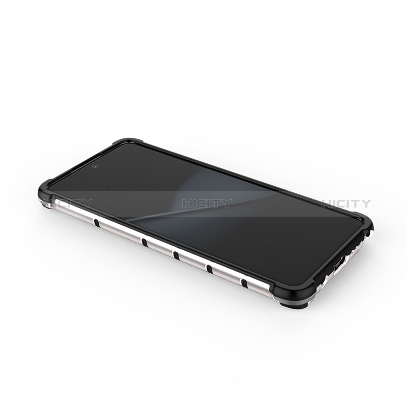 Coque Rebord Contour Silicone et Vitre Transparente Housse Etui 360 Degres AM2 pour Samsung Galaxy A81 Plus