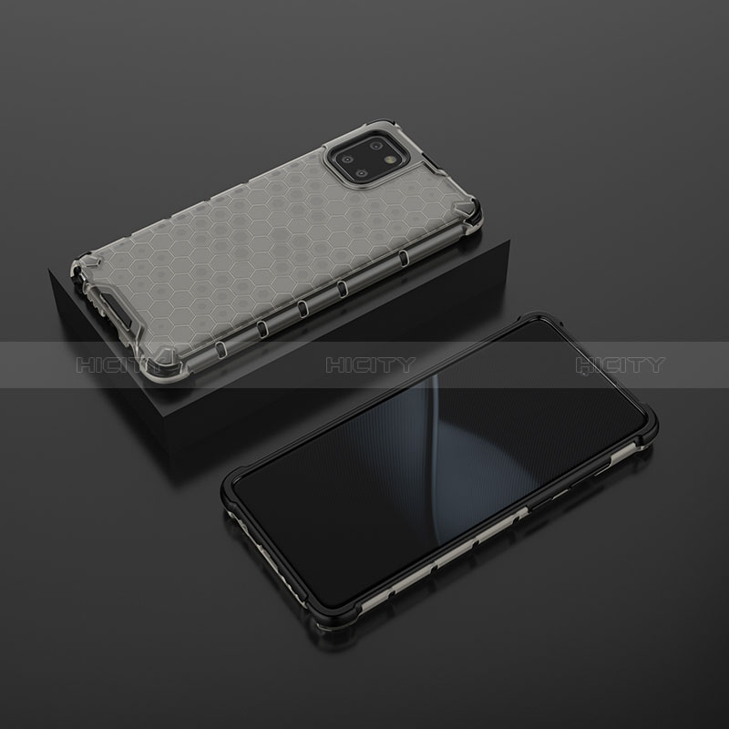 Coque Rebord Contour Silicone et Vitre Transparente Housse Etui 360 Degres AM2 pour Samsung Galaxy A81 Plus