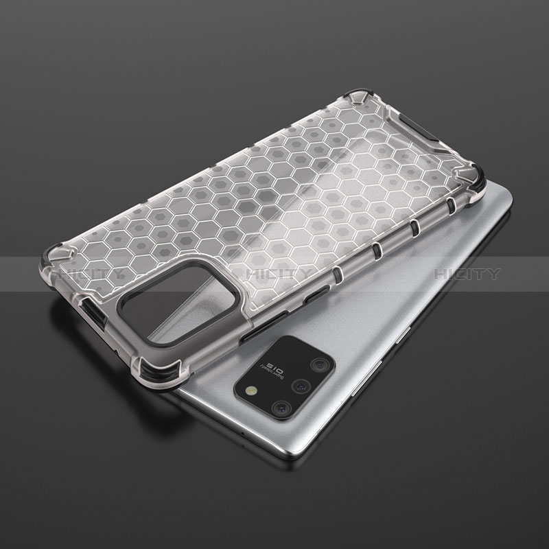 Coque Rebord Contour Silicone et Vitre Transparente Housse Etui 360 Degres AM2 pour Samsung Galaxy S10 Lite Plus