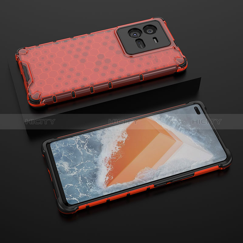 Coque Rebord Contour Silicone et Vitre Transparente Housse Etui 360 Degres AM2 pour Vivo iQOO 10 Pro 5G Plus