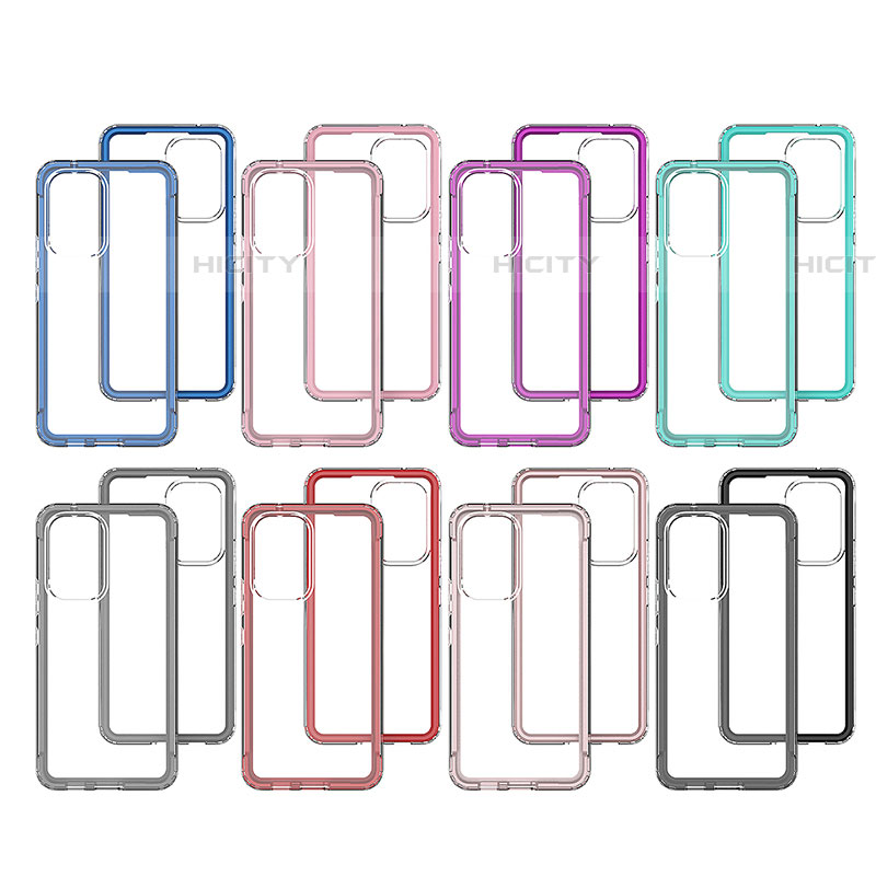 Coque Rebord Contour Silicone et Vitre Transparente Housse Etui 360 Degres JX1 pour Samsung Galaxy A53 5G Plus