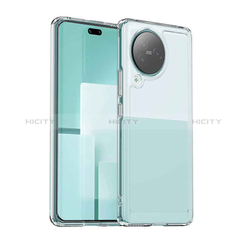 Coque Rebord Contour Silicone et Vitre Transparente Housse Etui J02S pour Xiaomi Civi 3 5G Plus