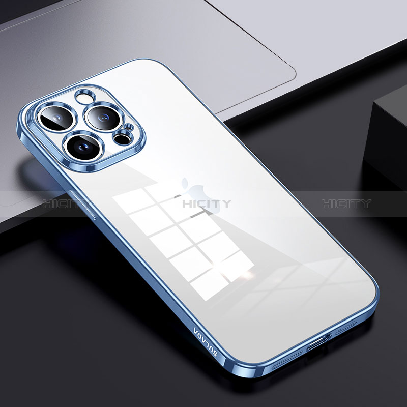 Coque Rebord Contour Silicone et Vitre Transparente Housse Etui LD2 pour Apple iPhone 13 Pro Max Plus