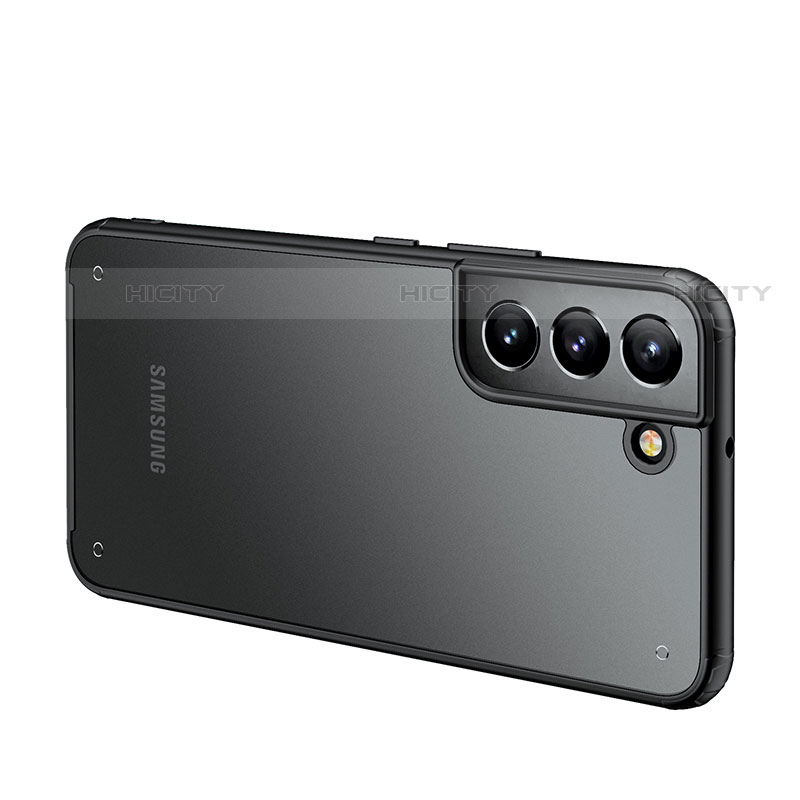 Coque Rebord Contour Silicone et Vitre Transparente Housse Etui M02 pour Samsung Galaxy S22 5G Plus