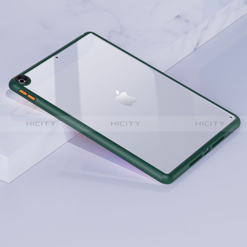Coque Rebord Contour Silicone et Vitre Transparente Housse Etui pour Apple iPad 10.2 (2019) Plus