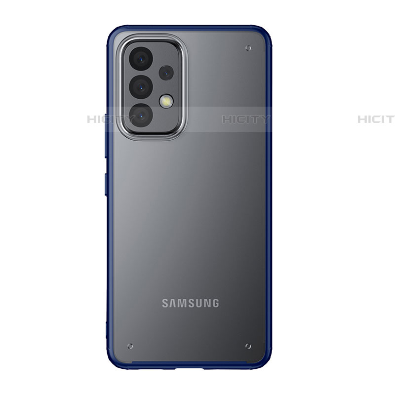 Coque Rebord Contour Silicone et Vitre Transparente Housse Etui pour Samsung Galaxy A53 5G Plus