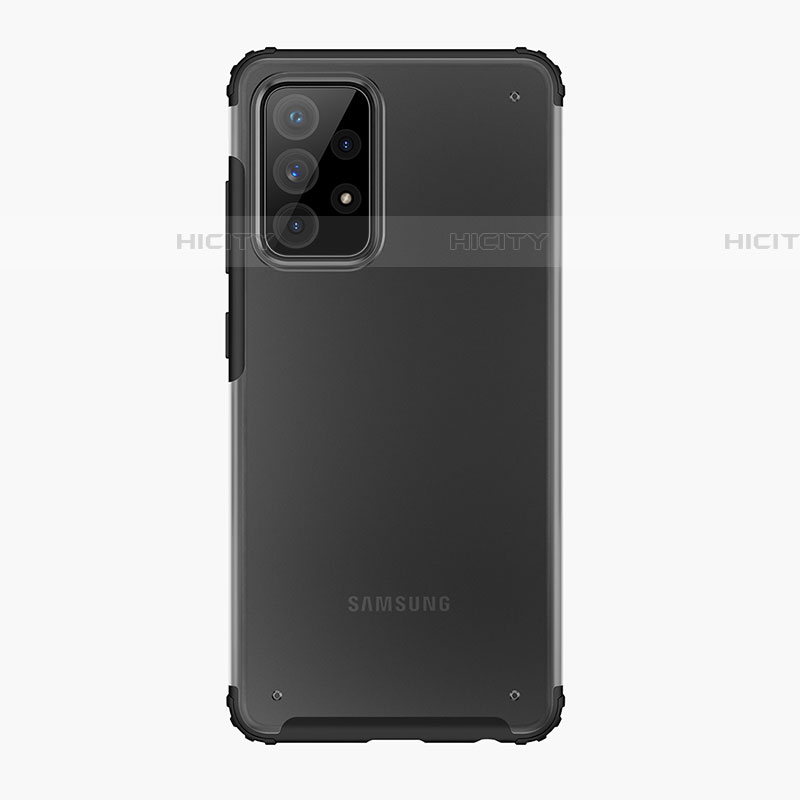 Coque Rebord Contour Silicone et Vitre Transparente Housse Etui pour Samsung Galaxy A72 5G Plus
