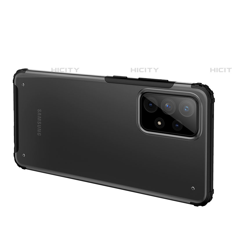 Coque Rebord Contour Silicone et Vitre Transparente Housse Etui pour Samsung Galaxy A72 5G Plus