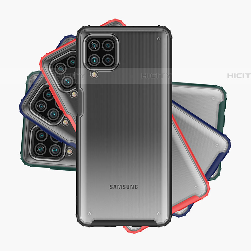 Coque Rebord Contour Silicone et Vitre Transparente Housse Etui pour Samsung Galaxy F62 5G Plus
