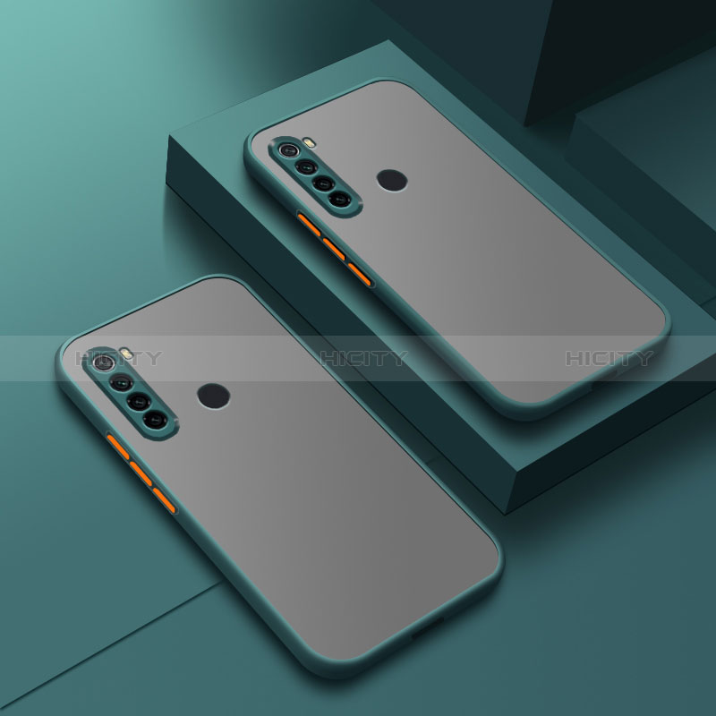 Coque Rebord Contour Silicone et Vitre Transparente Housse Etui pour Xiaomi Redmi Note 8 (2021) Plus
