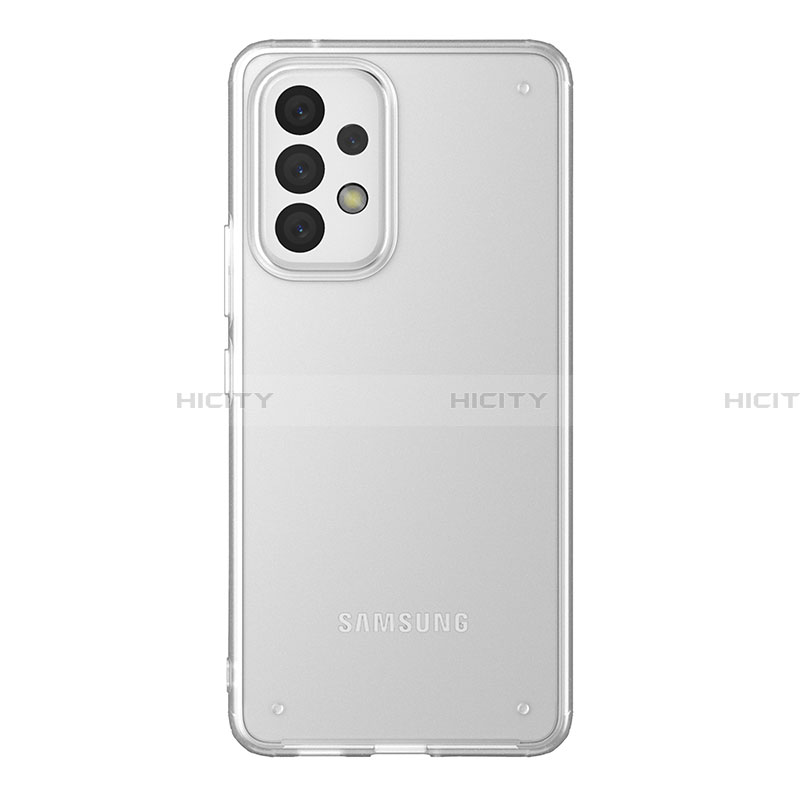 Coque Rebord Contour Silicone et Vitre Transparente Housse Etui WL1 pour Samsung Galaxy A33 5G Plus