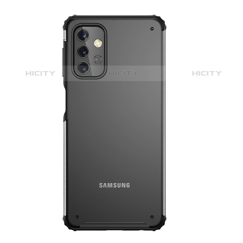 Coque Rebord Contour Silicone et Vitre Transparente Housse Etui WL1 pour Samsung Galaxy M32 5G Plus