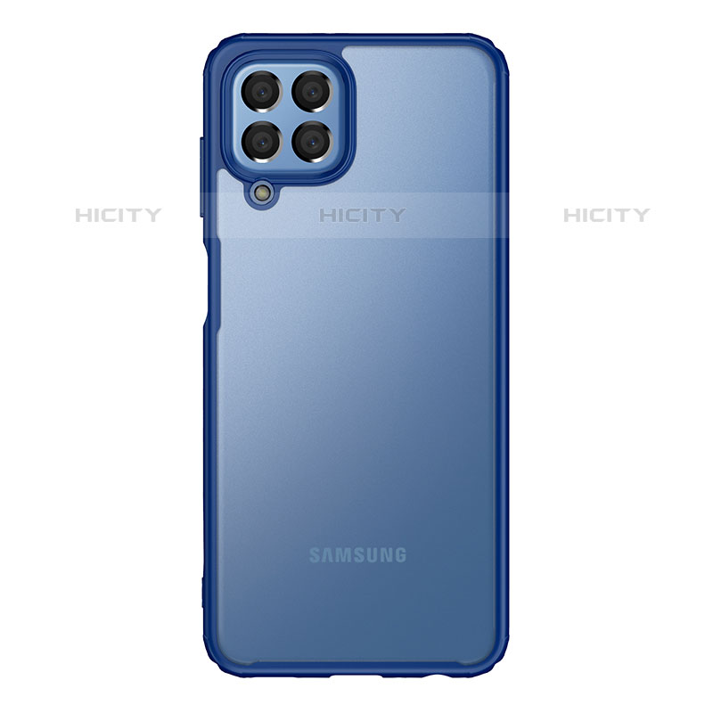 Coque Rebord Contour Silicone et Vitre Transparente Housse Etui WL1 pour Samsung Galaxy M33 5G Plus