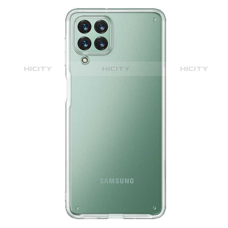 Coque Rebord Contour Silicone et Vitre Transparente Housse Etui WL1 pour Samsung Galaxy M53 5G Plus