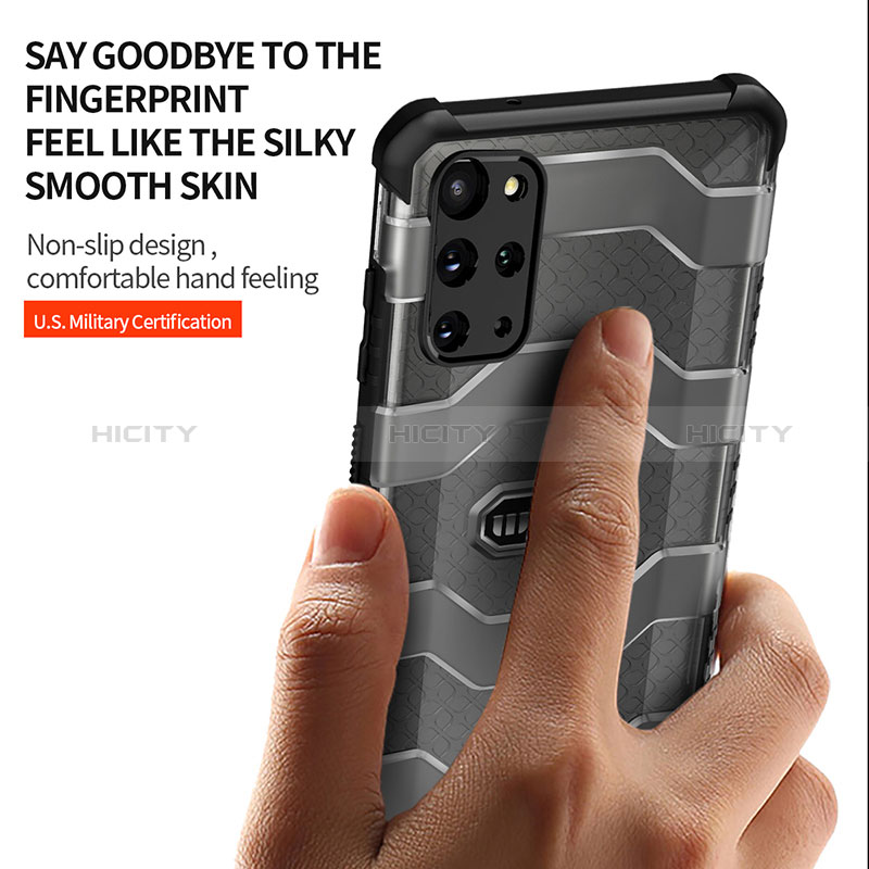 Coque Rebord Contour Silicone et Vitre Transparente Housse Etui WL1 pour Samsung Galaxy S20 Plus 5G Plus