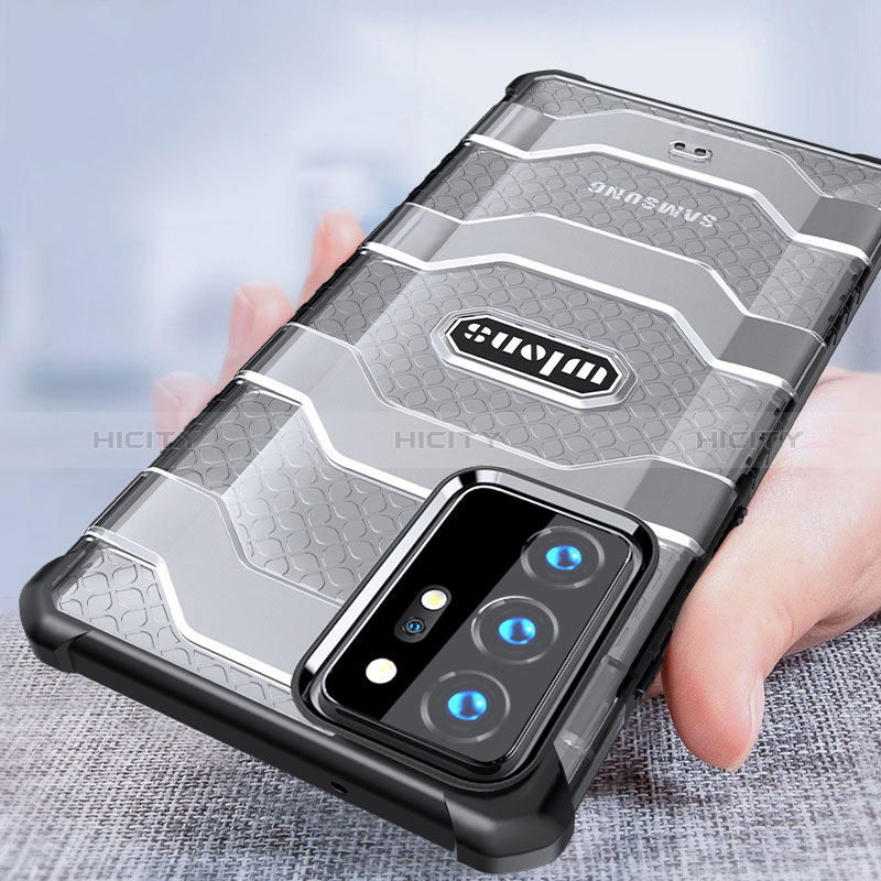 Coque Rebord Contour Silicone et Vitre Transparente Housse Etui WL2 pour Samsung Galaxy Note 20 Ultra 5G Plus