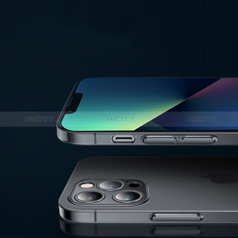 Coque Rebord Contour Silicone et Vitre Transparente Housse Etui WT1 pour Apple iPhone 12 Pro Max Plus