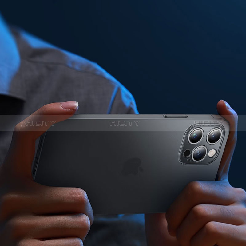 Coque Rebord Contour Silicone et Vitre Transparente Housse Etui WT1 pour Apple iPhone 13 Pro Max Plus