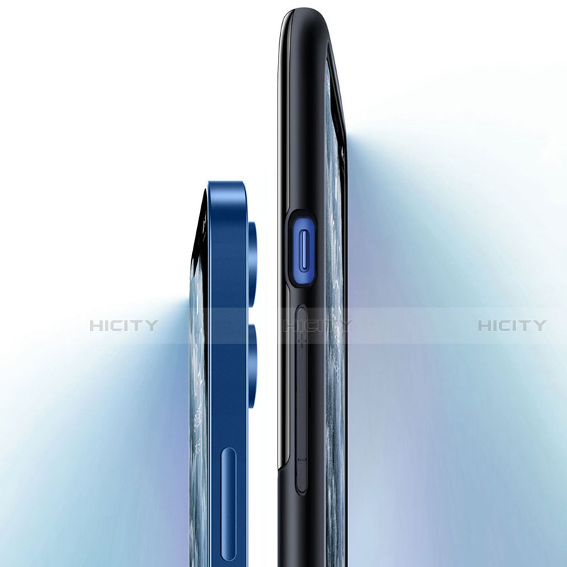 Coque Rebord Contour Silicone et Vitre Transparente Miroir Housse Etui H01 pour Apple iPhone 12 Pro Max Plus