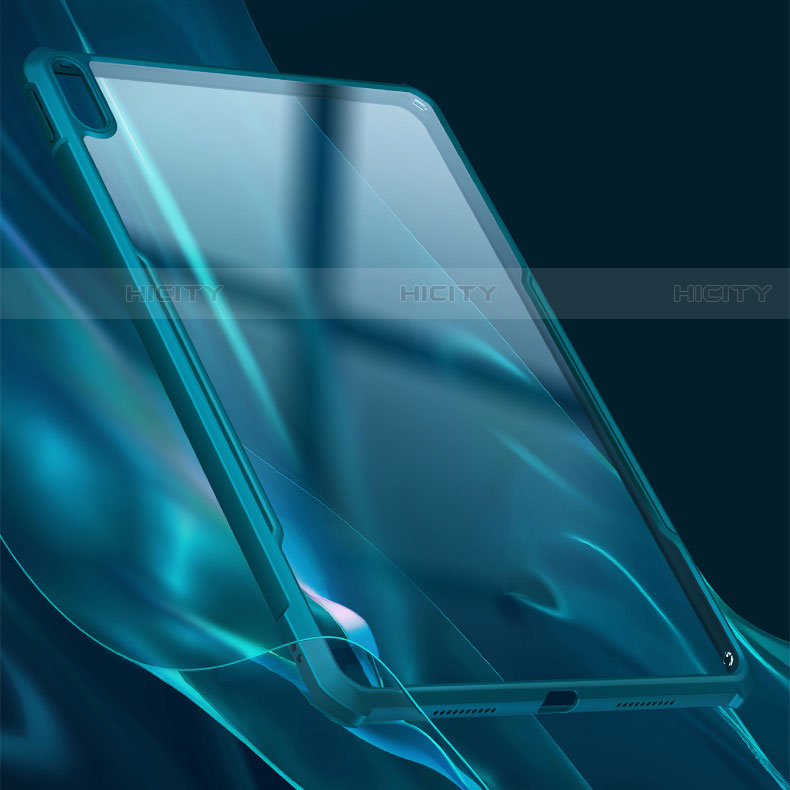 Coque Rebord Contour Silicone et Vitre Transparente Miroir Housse Etui M01 pour Huawei MatePad Pro 5G 10.8 Plus