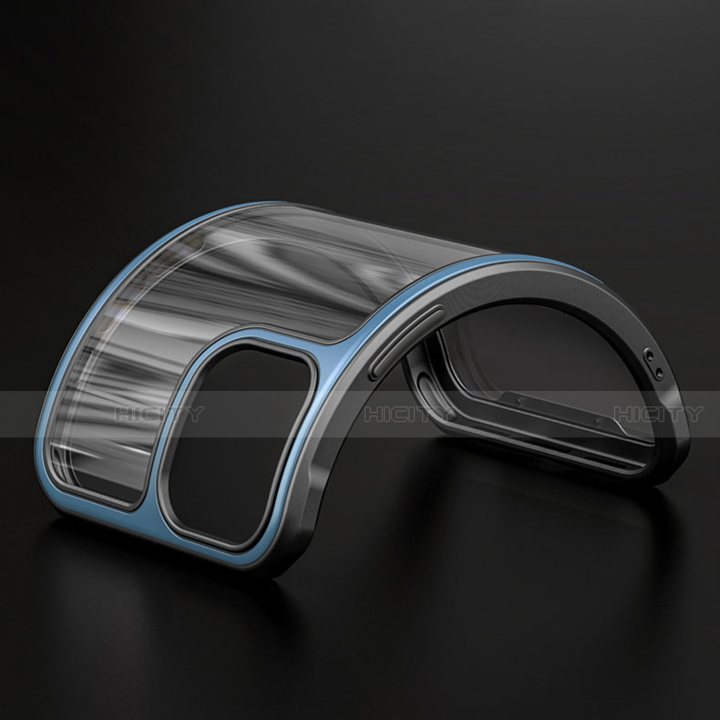 Coque Rebord Contour Silicone et Vitre Transparente Miroir Housse Etui M03 pour Apple iPhone 12 Pro Plus