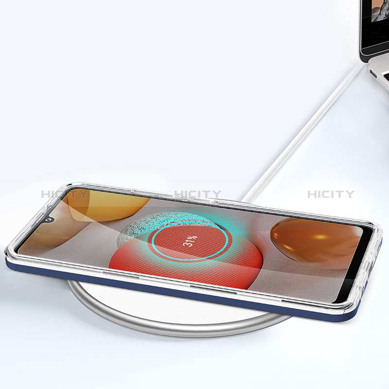 Coque Rebord Contour Silicone et Vitre Transparente Miroir Housse Etui MQ1 pour Samsung Galaxy A42 5G Plus