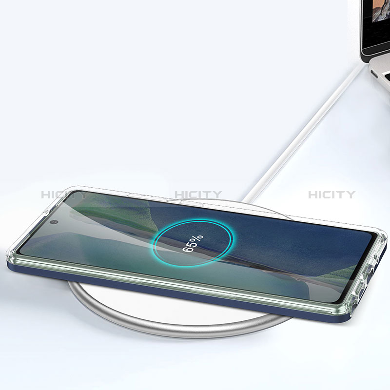 Coque Rebord Contour Silicone et Vitre Transparente Miroir Housse Etui MQ1 pour Samsung Galaxy Note 20 5G Plus