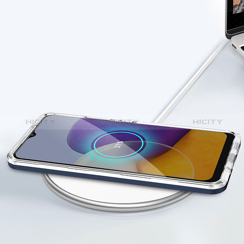 Coque Rebord Contour Silicone et Vitre Transparente Miroir Housse Etui MQ1 pour Samsung Galaxy Quantum2 5G Plus