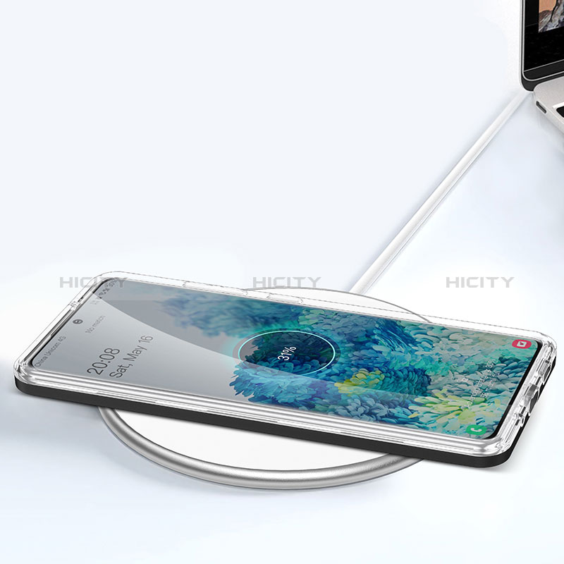 Coque Rebord Contour Silicone et Vitre Transparente Miroir Housse Etui MQ1 pour Samsung Galaxy S20 FE 5G Plus