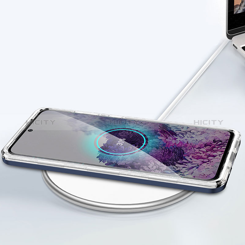 Coque Rebord Contour Silicone et Vitre Transparente Miroir Housse Etui MQ1 pour Samsung Galaxy S20 Plus Plus