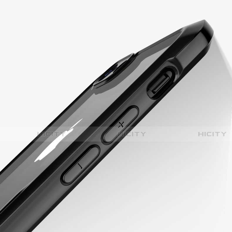 Coque Rebord Contour Silicone et Vitre Transparente Miroir Housse Etui pour Apple iPhone 6 Plus